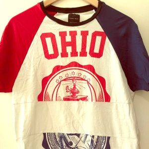Zara OHIO tee shirt Medium